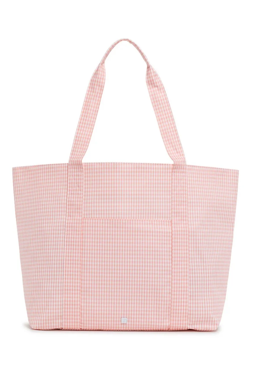 Jumbo Tote Taffy Gingham