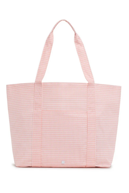 Jumbo Tote Taffy Gingham