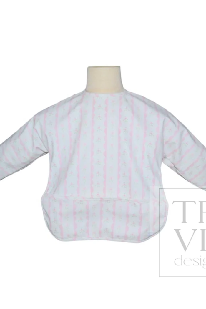 Perfect Smock Small - Ribbon Floral Pink