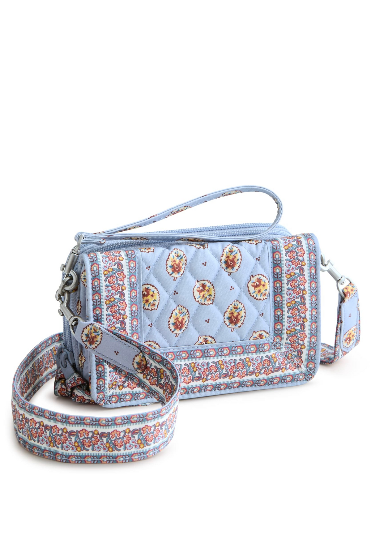 Carlow All in One Crossbody Blue Leaf
