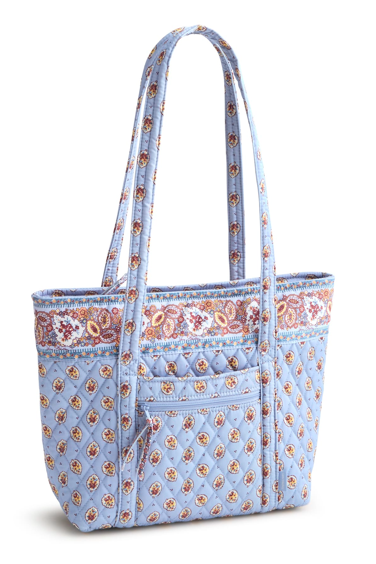 Small Original Vera Tote - Blue Leaf
