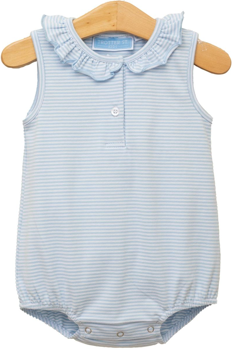 Nora Bubble Light Blue Stripe