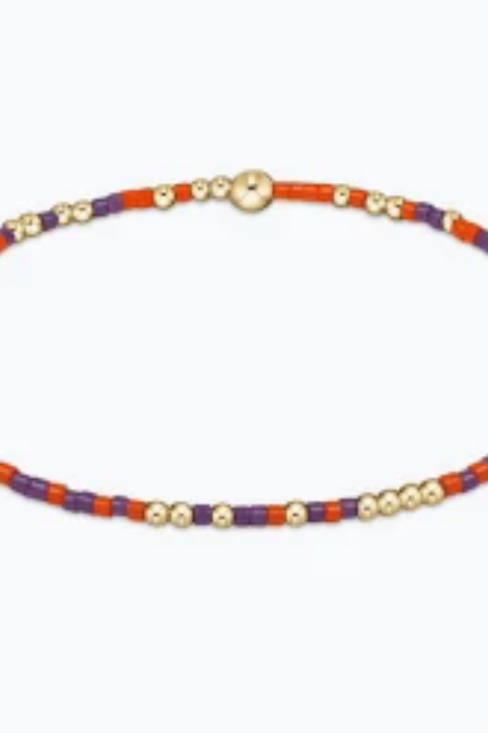 Gameday Hope Unwritten Bracelet — Orange Purple