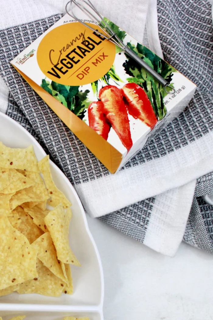 Too Good Gourmet Creamy Vegetable Dip Mix with Whisk