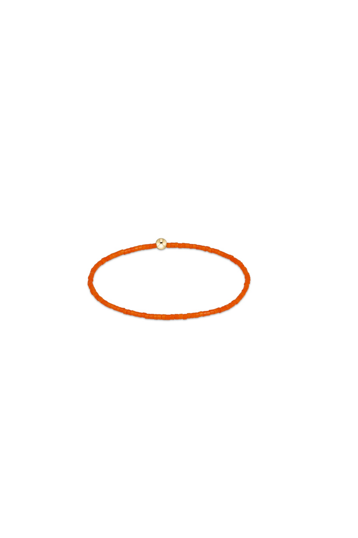 Game Day Hope Grateful 5mm Orange Bracelet