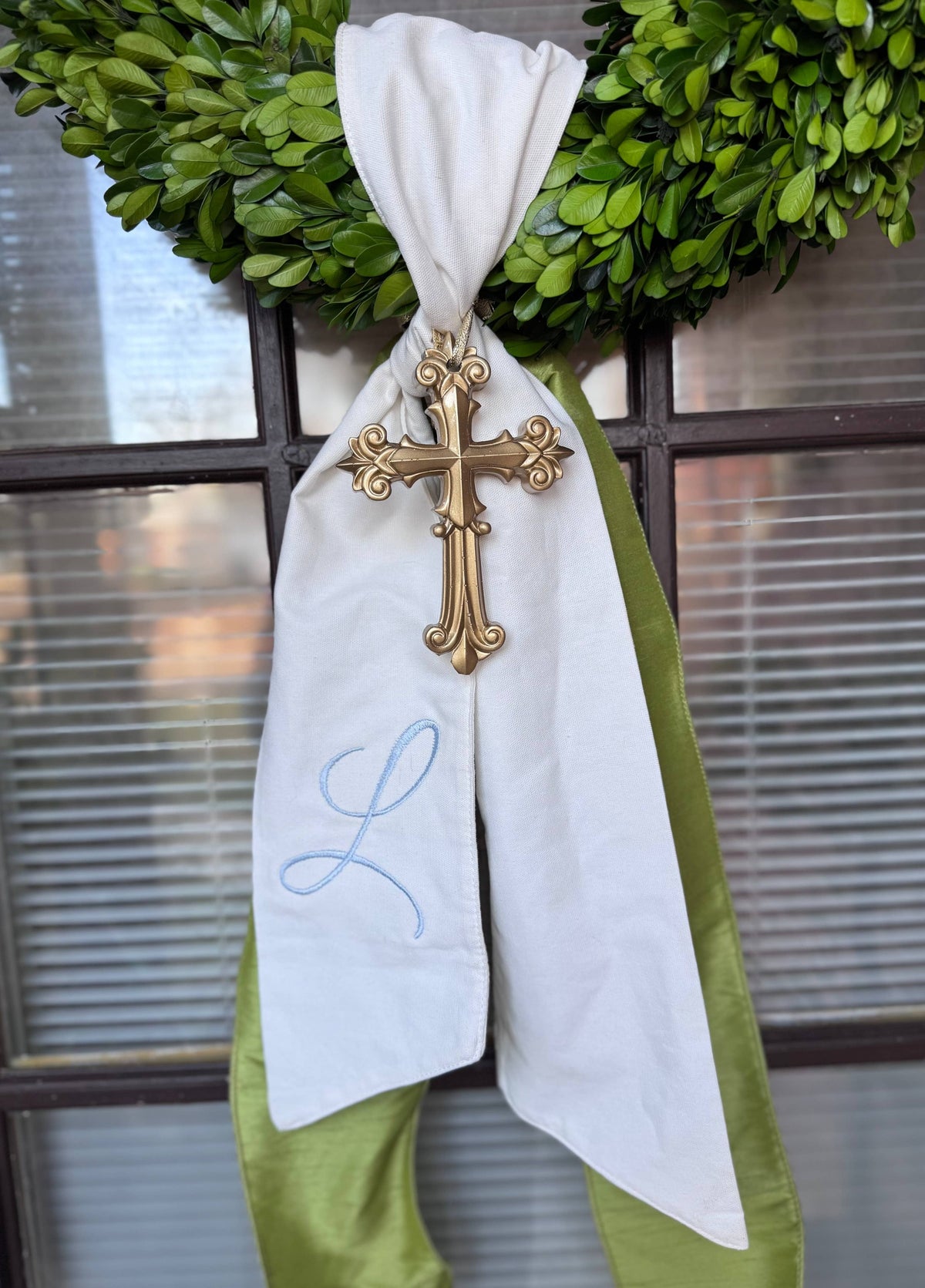 Wreath Ornament - Cross