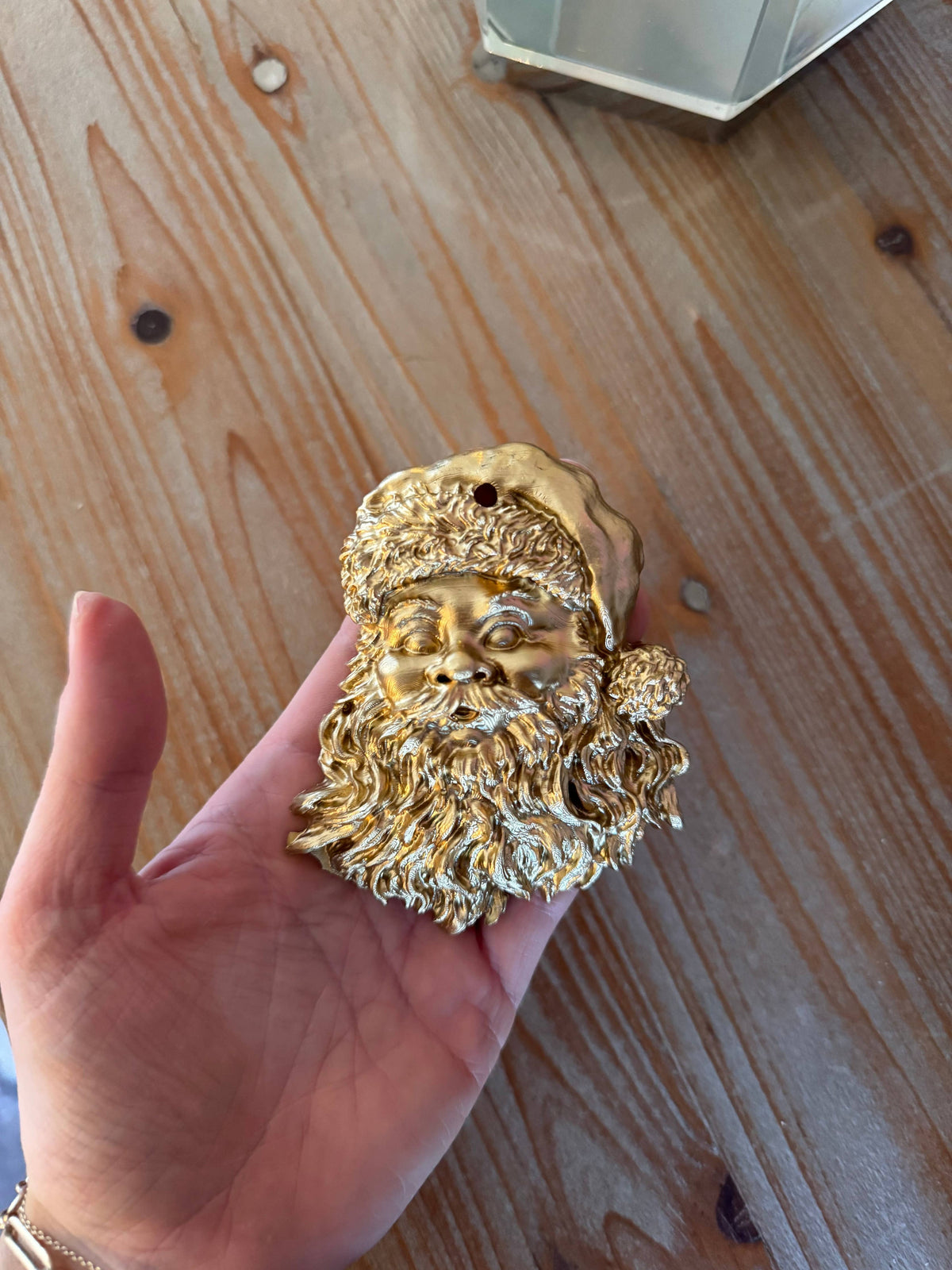Wreath Ornament - Santa