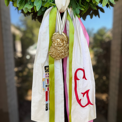 Wreath Ornament - Santa