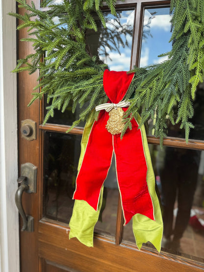 Wreath Ornament - Santa