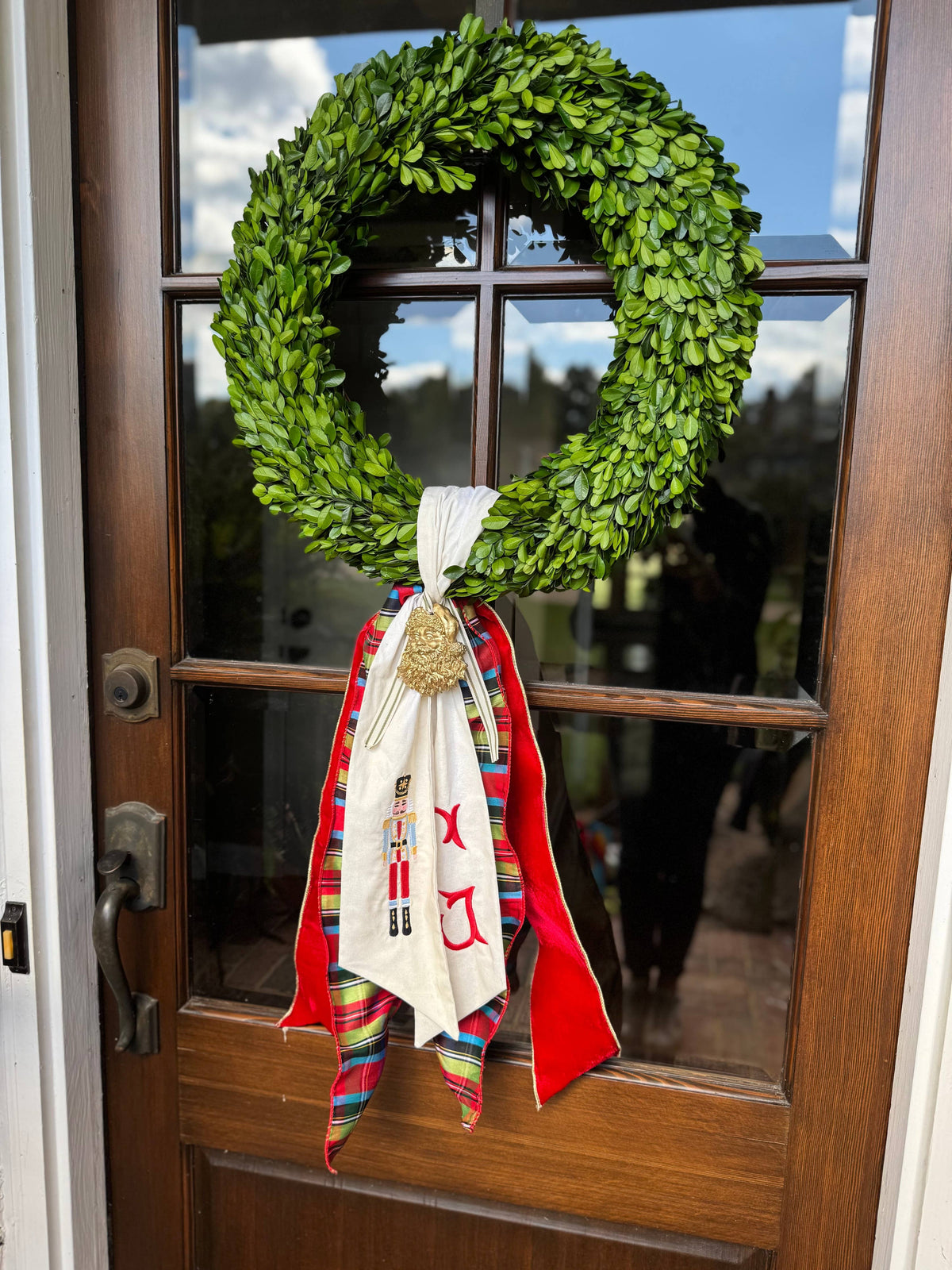 Wreath Ornament - Santa